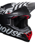 Bell MOTO-9S FLEX Fasthouse Flex Crew Matte Black/White