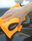 FORMULA MICROFIBRE BUFFING TOWEL 40X45CM 800GSM ORANGE & GREY SINGLE