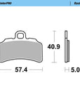BRAKE PADS FRONT MOTO MASTER RACING GP