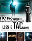 NITECORE MT1C PRO 1000 LUMEN IP68 EDC TORCH 505 YARDS THROW