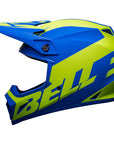 Bell MX-9 MIPS Disrupt Matte classic Blue/Hi-Viz Yellow