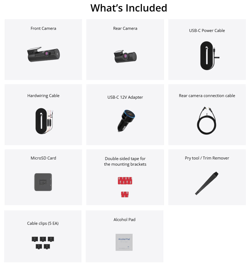 BLACKVUE ELITE 9 2CH - 4K FRONT &amp; 2K REAR DASHCAM 64 GB
