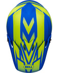 Bell MX-9 MIPS Disrupt Matte classic Blue/Hi-Viz Yellow