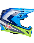 Bell MX-9 MIPS Jackal Blue/Hiviz Yellow