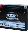 MOTORCYCLE AND POWERSPORTS BATTERY (Y50N18A-A) AGM 12V 21AH 450CCA SSB HIGH PERFORMANCE