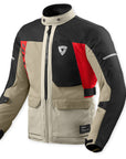 REV'IT! Convergent H2O Jacket - Sand/Red