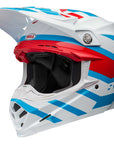 Bell MOTO-9S FLEX Banshee Gloss White/Red