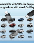 OTTOCAST CARPLAY & ANDROID AUTO TO WIRELESS USB ADAPTER MINI 2-IN-1