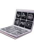 FORMULA AIRBRUSH WATERPROOF STENCIL BOOK 20PG