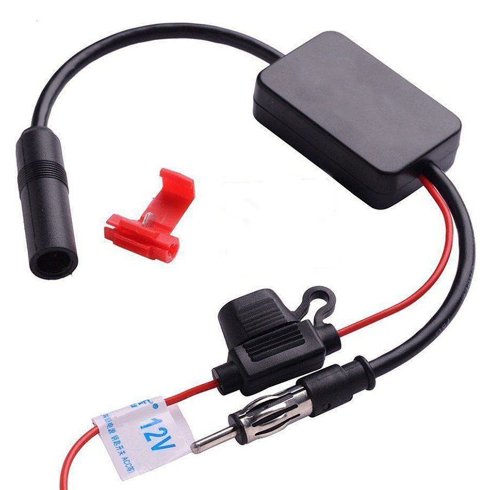 UNIVERSAL AM/FM SIGNAL AMPLIFIER ANTI-INTERFERENCE AERIAL BOOSTER