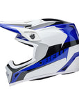 Bell MX-9 MIPS Rift Blue/White