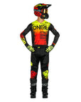 O'Neal 2026 Youth MAYHEM Scarz Pant - Black/Red
