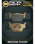 BRAKE PADS REAR METAL GEAR