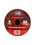 EDS 8 GAUGE 8.35MM2 CCA POWER CABLE MATT FLEXIBLE FROSTED 50 METRES