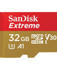 SANDISK EXTREME MICRO SDHC CLASS 10 A1 V30
