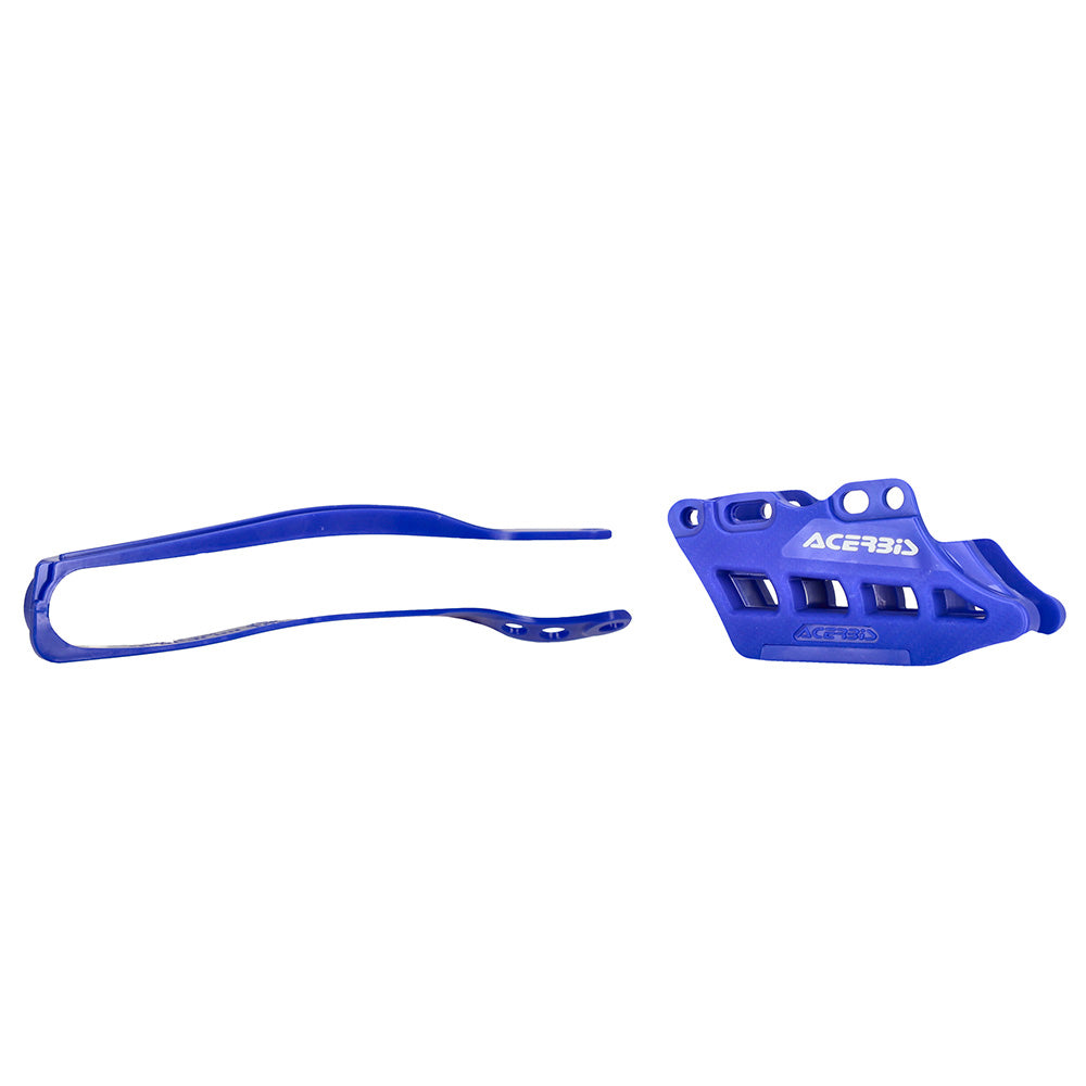 Chain Guide &amp; Slider Kit Blue YZ250F 24-25- YZ450F 23-25 Acerbis