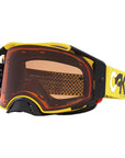 AirBrake MX Goggle Moto Yellow B1B w PRIZM Bronze 