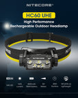 NITECORE HC60 UHE 1600 LUMEN USB-C RECHARGEABLE HEADLAMP TORCH