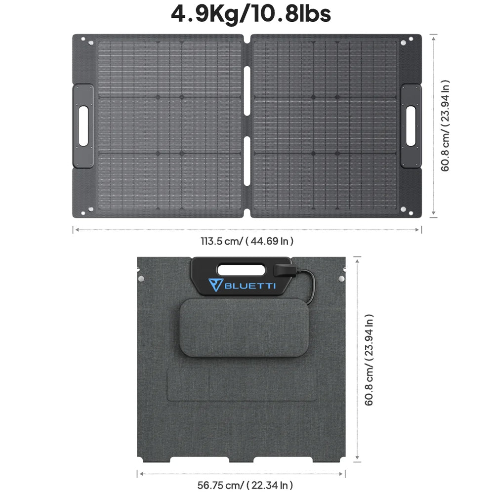 BLUETTI PV100 FOLDABLE SOLAR PANELS | 100W
