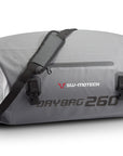 TAIL BAG SW MOTECH DRYBAG 26L GREY BLACK WEATHERPROOF