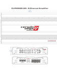 CERWIN VEGA AMPLIFIER CVP SERIES 5 CH 100W RMS X4 + 350W RMS @ 4OHM / 150W RMS X4 + 500W RMS @ 2OHM