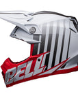 Bell MOTO-9S FLEX Sprint Matte Gloss White/Red