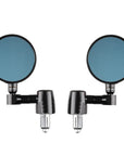 Revolution Bar End Mirrors Tarmac Alloy - Pair
