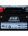 MOTORCYCLE AND POWERSPORTS BATTERY (YTX9-BS) AGM 12V 10AH 260CCA BY  SSB HIGH PERFORMANCE