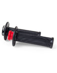HANDLEBAR GRIPS RTECH R20 LOCK ON BLACK UNIVERSAL