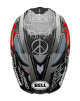 Bell MOTO-10 SPHERICAL Fasthouse DITD 25 Gloss Grey/Red