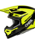 O'Neal 2025 3SRS RACE Helmet - Black/Neon Yellow