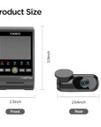 VIOFO DASHCAM A229 PLUS 2K FRONT + 2K REAR 5GHZ WIFI + GPS