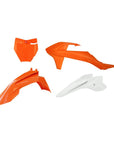 PLASTICS KIT RTECH 4 PIECE ORANGE WHITE KTM SX50 SX-E-3 SX-E-5