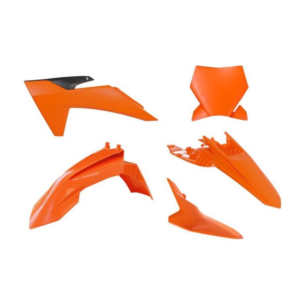 PLASTICS KIT RTECH 6 PIECE ORANGE BLACK KTM 65SX 24-ON