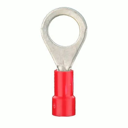 TERMINAL RING RED 6.5MM - PER100