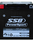 MOTORCYCLE AND POWERSPORTS BATTERY (YB9-B) AGM 12V 9AH 200CCA BY  SSB HIGH PERFORMANCE