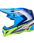 Bell MX-9 MIPS Jackal Blue/Hiviz Yellow