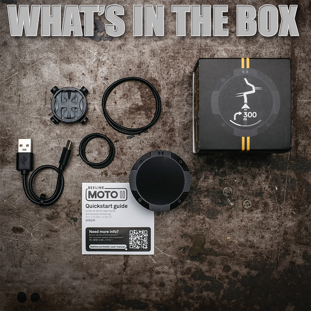 MOTO II WHAT&#39;S IN THE BOX - BLACK