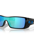 0OO910191015827 Oakley Batwolf Sunglasses Polished Black Frame with PRIZM Sapphire Lens