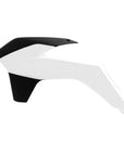 RADIATOR SHROUDS RTECH WHITE BLACK KTM EXC SX EXCF SXF XC XCF XCW XCFW
