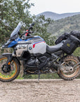 Bike fitted with the Kreiga OS-BASE and OS-Adventure Packs