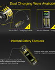 NITECORE 18650 RECHARGEABLE BATTERY 3.7V 3400MAH