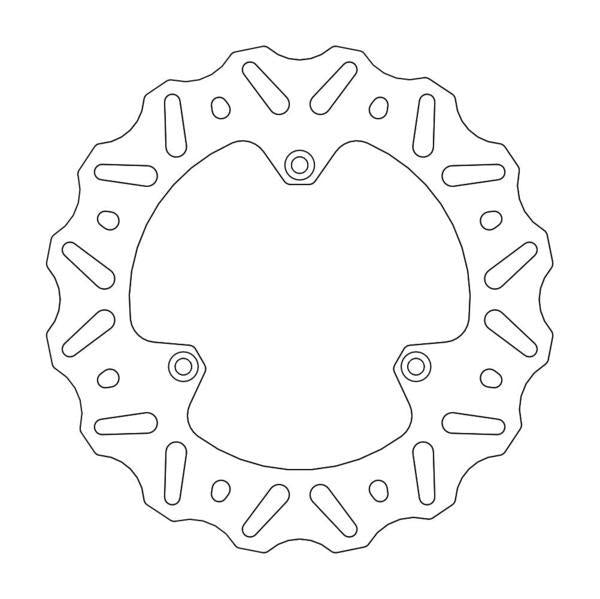 BRAKE DISC FRONT MOTO MASTER NITRO 198MM GAS GAS MC65 21-ON HUSQVARNA TC65 17-ON KTM 65SX 00-ON