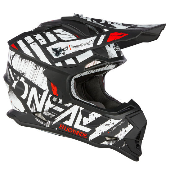 O&#39;Neal 2SRS GLITCH V.23 Helmet - Black/White