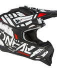 O'Neal 2SRS GLITCH V.23 Helmet - Black/White