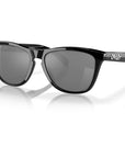 0OO9013-C455 Oakley Frogskins Sunglasses Polished Black Frame with PRIZM Black Lens