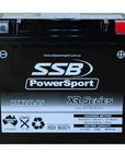 MOTORCYCLE AND POWERSPORTS BATTERY (YTX20L-BS) AGM 12V 18AH 400CCA BY SSB HIGH PERFORMANCE