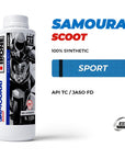 IPONE Samourai SCOOT - Full Synthetic 2T Oil - Blue Belt in Sport Oil