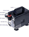 FORMULA AIRBRUSH COMPRESSOR 1/6HP WITH MOISTURE FILTER