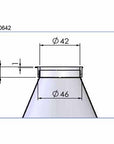 TA-160642 fuel filter dimensions